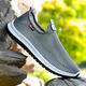 
One-foot summer hollow mesh casual shoes super soft sole large mesh mesh men's shoes breathable non-slip wear-resistant men's shoes breathable men's net-black 41