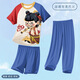 Modal Girls Air Conditioning Suit 2025 New Children's Pajamas Nezha Ao Bing Boys Summer Home Clothing Ice Silk ST12350 Nazha Ao Bing [Cool Modal] 110 cm/8 size [Height 100-110cm]