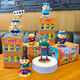 Super lustiger Bär, echter Crayon Shin-chan, dynamische Superman-Serie, Puppe, Blindbox-Ornament, Auto-Ornament, Zubehör, trendige Figur, Geschenk, bestimmtes Modell, dynamischer Grundschüler, 6–7 cm