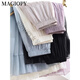 Magiopy International Luxury High Grain Falda de gasa morada para mujeres en el verano Corea de la cintura Corea Calta de caída 2025 Nuevo estilo azul 90-150Jin [Jin iguala 0.5 kg] Tamaño promedio