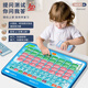 Pinyin Lernartifaktmaschine in der ersten Klasse Chinesisches Rechtschreibkarten Training mit anfänglichem Vokal Final Vokal Hanging Charts Kinder Große 12-Zoll-Pinyin-Lernmaschine + 63 Pinyin Karten