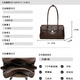 CITICITY包包女包高端奢侈品单肩腋下包2025新款时尚轻奢小众通勤大容量包 黑色(精美礼盒)