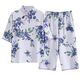 
Yalu national style pajamas women's summer thin national trend ancient style home clothing suit casual short-sleeved cropped pants women 9901# XL