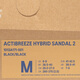 ASICS zapatos para hombres zapatos para mujeres zapatillas transpirables de pareja Sandalia híbrida actibreeze 2 negro/negro 41 -42.5