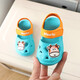 Cool Chapter (KUZHANG) baby sandals for summer for boys and girls soft sole non-slip waterproof home children's hole shoes children sandals Baotou beach 9277/gray blue 13 inner length CM size suitable for foot length