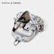 Cinvaikrose Site officiel Small C / K Bags Bags Women's Bag Schoolbag Women's 2025 Nouveau sac à dos léger voyage grande capacité Sac à dos Blue Plaid