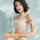 夏.娃.之.秀抹胸内衣女无排扣防走光蕾丝薄款软支撑裹胸小胸聚拢文胸 杏色 75B /34B(薄杯约1.5CM)