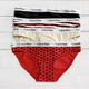 Calvin KleinCK Calvin Klein纯棉舒适透气女士三角内裤 LOGO腰围 QD3892-601_602波尔多红_高腰三 XS