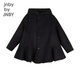 Jnby by JNBY New model Jiangnan Buyi children's winter woolen coat 1N0810380 001 black 110cm