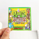 Cute mini plant vs. zombie magnetic sticker quiet book toys children's boy gift small magnetic sticker book Magnetic quiet book - Magnetic 6 complete set 10*10cm [3 scenes + 2 materials]