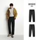 Semir casual pants men's three-proof soft shell pants plus velvet straight pants 2025 winter trousers commuting basics 109725127101