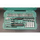 Linxia Chunxue 1/41/4-inch sleeve wrench 52-tube wrench set 09002 Auto repair fast small ratchet wrench Sky blue 5 3.5mm short sleeve-11301