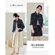 
Shangdubila is not easy to fade cotton long-sleeved denim jacket for women in summer contrasting colored bright thread bagged tops for women wearing commuter women's clothing