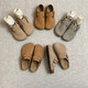Devo Life Genuine Leather Cork Boking Fishing Birken Zapatos Biras de vaca Semi-Tork Splolo Sombry Bag Bag Head 6231 Color de arena todo incluido 43 (zapatos para hombres)