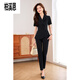 
Bai Xien sales work clothes suit suit suits sense female summer 2025 new small temperament professional front desk manager 9731 short-sleeved gray suit + nine-point pants <.Look S
