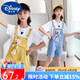 Disney (Disney) Girls Bear Denim Everly 2025 Summer NUEVO Pantalones de Moda de Moda de Moda de Moda