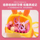 过家家玩具儿童仿真化妆玩具模型公主女孩画不出颜色粉饼生日礼物 经典黑粉兔17件套