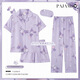 ZIPJBX可爱凯蒂猫三件套装睡衣女夏季ins薄款短袖休闲家居服可外穿 套WZL1483【三件套装】 M 【建议80-100斤】