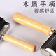 YIZHIBI wooden handle printmaking ink roller black glue roller rubber roller brush 6cm/10cm art student student painting pigment ink roller painting rubbing tool glue roller 10cm wooden handle roller 1 single