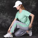 
Hongxinger quick-drying fashion running sports suit for women in summer 2024 new short-sleeved trousers ice silk running casual 826 red [pure cotton short-sleeved pants + cropped pants] M[80-95Jin[Jin equals 0.5 kg]]