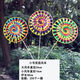 Bunte traditionelle zweischichtige alte Peking Windmühle Kinderspielzeug im Freien Dekoration Aktivität Requisiten Scenic Spot Street Stände, kleine einschichtige alte Peking Windmühle zehn