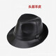 Woodpecker (TUCANO) Spring and Autumn First Layer Genuine Sheepskin Hat Shanghai Beach Men's Top Hat Gentleman Cowboy British Jazz Hat Middle-aged and Elderly Men's Hat Sheepskin Black L(56-57)CM