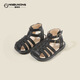 BOE [Official Flagship] OCC Girls' Shoes Baby Toddlers' Shoes New Summer Sandals High Top Children's Rose 9221 Beige 15 / Inner Length 12.0cm