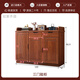 Yuemu Journey all-solid wood shoe cabinet home entrance entrance cabinet storage cabinet integrated wall-mounted economical large-capacity storage cabinet 3-door shoe cabinet