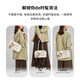 Cnoles Bag Women's Bag 2025 Luxury High-end Bowling Bag Crossbody Bag Chinese Valentine's Day Gift to Girlfriend White - New Holiday Gift to Girls