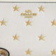 Coach (Coach) 16-Sterne-Print Reißverschluss Öffnung und geschlossenes Litschi-Muster Leder Kupplung Kleine Frauenkreide Multi-Color-Basis-Pack (Bake + Dust Bag)