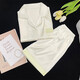 Ran Yilan's same style of Champagne Xiling Xiaoqing Ice Silk Pajamas for Women in Summer Short Sleeve Set Thin Girl Contrast Two-Piece Set #yx-9214 XL X131-145Jin[Jin equals 0.5 kg]