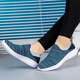 Four Seasons Old Man Shoes Mesh Breathable Large Taille chaussures de marche Two-Wear One-Pin-One Stepping Chaussures Parents chaussures talon Toe Toe Half Slippers Xe-9901 All Black 42