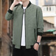 Herren New American Casual Baseball Uniform für Frühling und Herbst, Kleid, feste Farbpilotjacke, Herbst-Motorraduniform, K12109 Black M, Vorschlag, 95-100 Jin [Jin entspricht 0,5 kg]