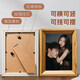 Photo frame empty frame table picture frame mounting 5 inches 6 inches 7 inches 8 inches simple hanging wall decoration wooden frame license frame coffee color 7 inches 13*18cm