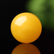 DL 1998 Fat Donglai same style beeswax single bead natural amber beeswax raw mineral old type bead single loose bead diy accessories hand 7A grade beeswax round beads 18mm two