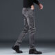 Jeep Spirit Genuino Jeep Jeep Jeans de alta gama para hombres Slim Summer Summer delgado Pequeño Pequeño Pantalones largos informales para hombres 1049 gris tamaño regular 28 Tamaño Circunción de cintura 2 pies 1 adecuado para alrededor de 90-100 Jin [Jin iguala 0.5 kg]