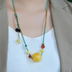 Xuan Xia with certificate natural beeswax pendant amber girls necklace genuine beeswax beads clavicle chain diameter 27 mm beads natural beeswax round beads 28 mm clavicle chain