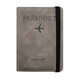 RFID PASSPORT BAG PU Leder Multifunktion können SIM-Karten-ID-Vorhautabdeckung Passport-Clip-Reisetasche schwarz ** 22,5 15 2 cm halten