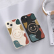 图拉斯苹果14的手机壳iphone15新款13pro苹果12镜头全包11保护套15proma 古董白GH1585色块笑脸白硅胶天使 iPhone14
