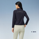Rapido Li printemps et automne mode décontracté pour femmes confortable à moitié glissière collier sweat à manches longues phare authentique bleu marine authentique xxs 155 / 80a