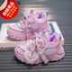Advsus Girls 'Sneakers Plus Velvet Child's Dad Chaussures Hiver 2023 Nouvelles chaussures de coton des filles épaissies