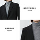 LANDI All Black Aesthetic Black Commuting Brushed Blazer Women's Top 2025 Autumn and Winter New Product Black L