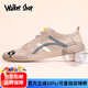 Walker Shop帆布鞋男夏季新款速干冰丝布鞋男韩版潮流休闲板鞋男百搭潮鞋 沙色 41