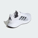 Adidas Running Shoes Herrenschuhe 2025 Sommer Neuer schockabsorbierender und atmungsaktiver Sportschuhe Mesh Leichte schwarze Freizeitschuhe JQ9715 Weiß 39 (240 mm)