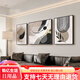 
Meiyouchun black, white and gray abstract art sofa background wall decorative painting sense living room hanging painting modern simple three JD13783 60*80 left and right 110*80 crystal porcelain aluminum alloy