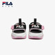 Fila Fila children's shoes children's sandals 2025 summer new river tracing shoes for boys and girls outdoor shoes trendy black/female pink-BP 31