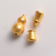 Juke 18k gold ancient method screw buckle gourd finishing buckle pearl necklace buckle connecting buckle diy accessories button head small waist gourd screw buckle about 0.4-0.52g