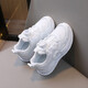 Warrior (Warrior) White Shoes Children's Sports Shoes Casual Shoes Boys and Girls Dad Shoes WZ(CL)-0679 White 36
