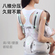 乐蒂宝贝婴儿背带腰凳科技护腰腰凳宝宝遛娃抱娃神器减震坐垫四季通用 豪华版-月影灰（热卖新款） 科技护腰旗舰款