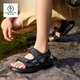 
Woodpecker Sandals Men's Summer 2025 New Sports Shoes Men's Drive Outdoor Casual Shoes Men's Shoes Beach Shoes 3888 Brown [Sandales Two Wear, Elastic Folding resistant] 41